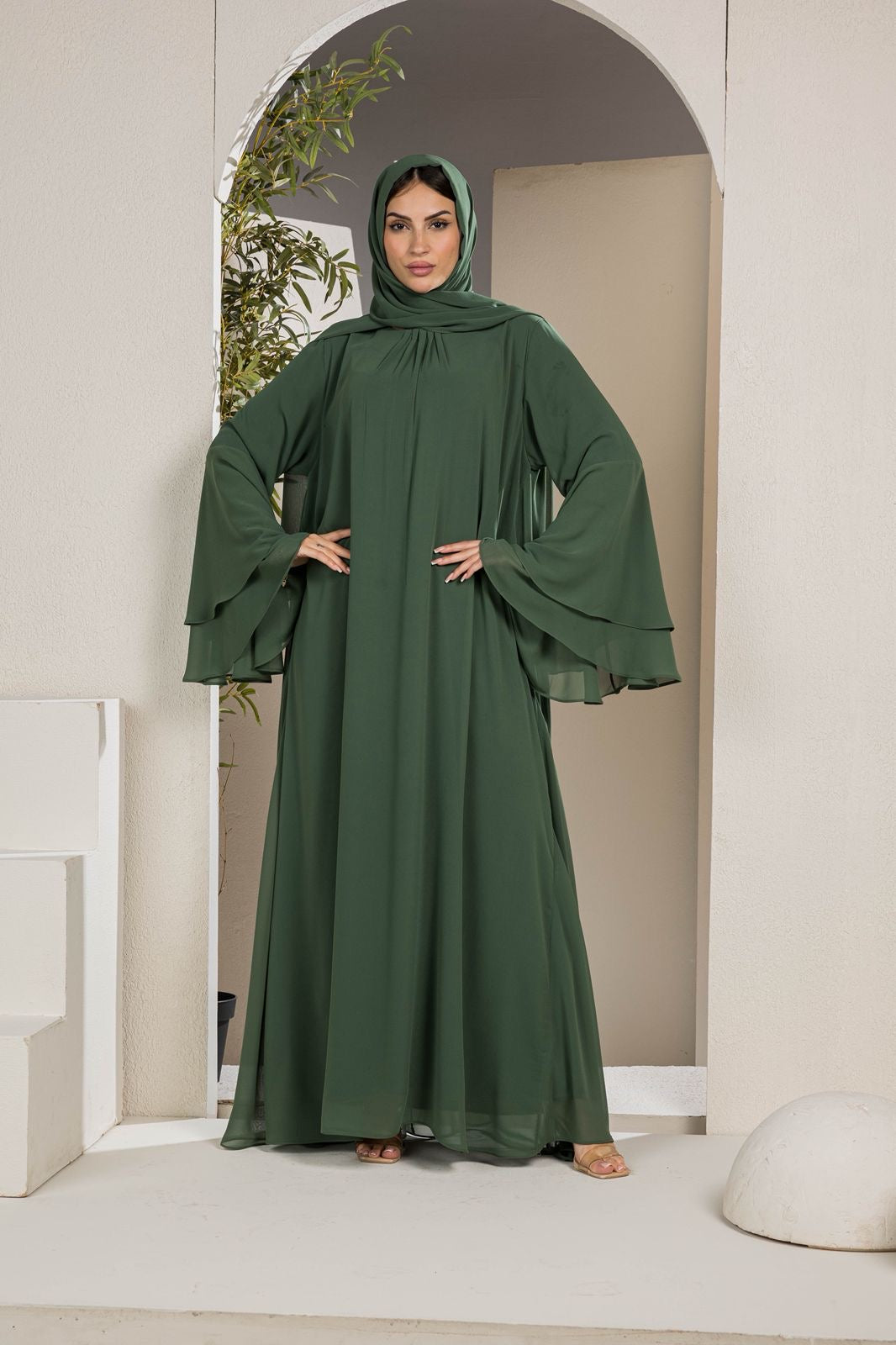 Royal whisper Chiffon Dress