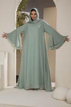 Royal Whisper Chiffon Dress