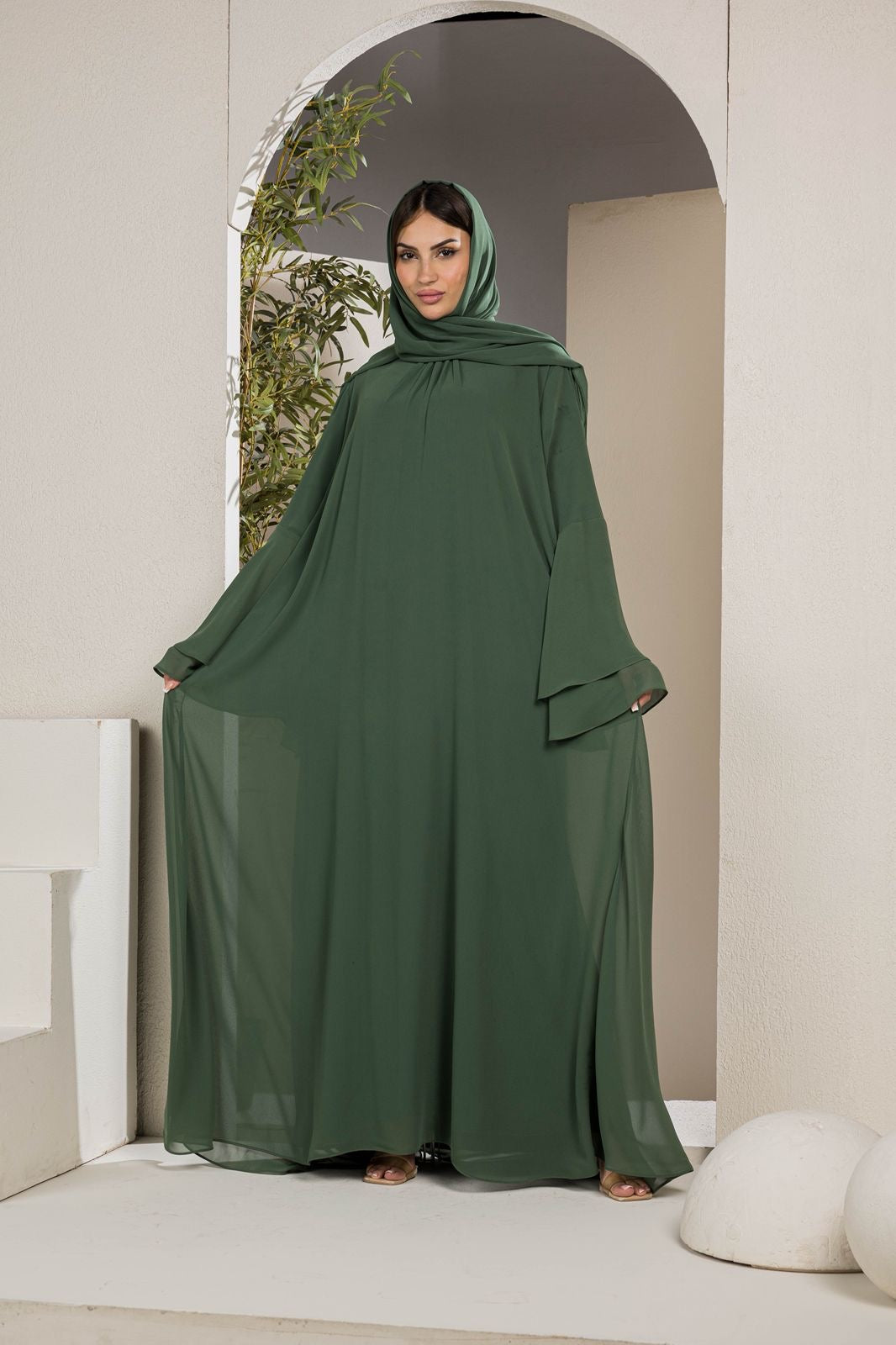 Royal whisper Chiffon Dress