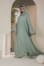 Royal Whisper Chiffon Dress