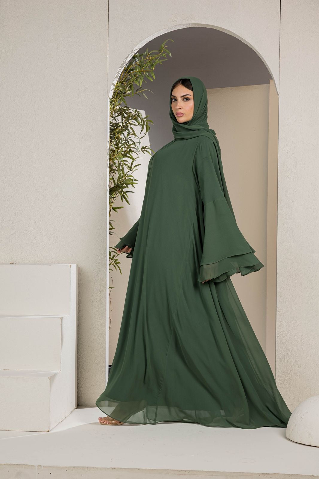 Royal whisper Chiffon Dress