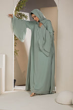 Royal Whisper Chiffon Dress